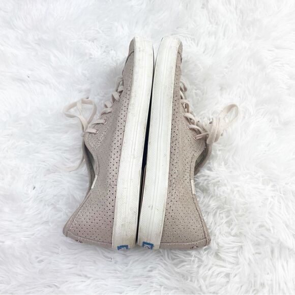 Kate Spade x Keds  Kickstart Rose Gold Shimmer Perforated Sneakers - Picture 6 of 11